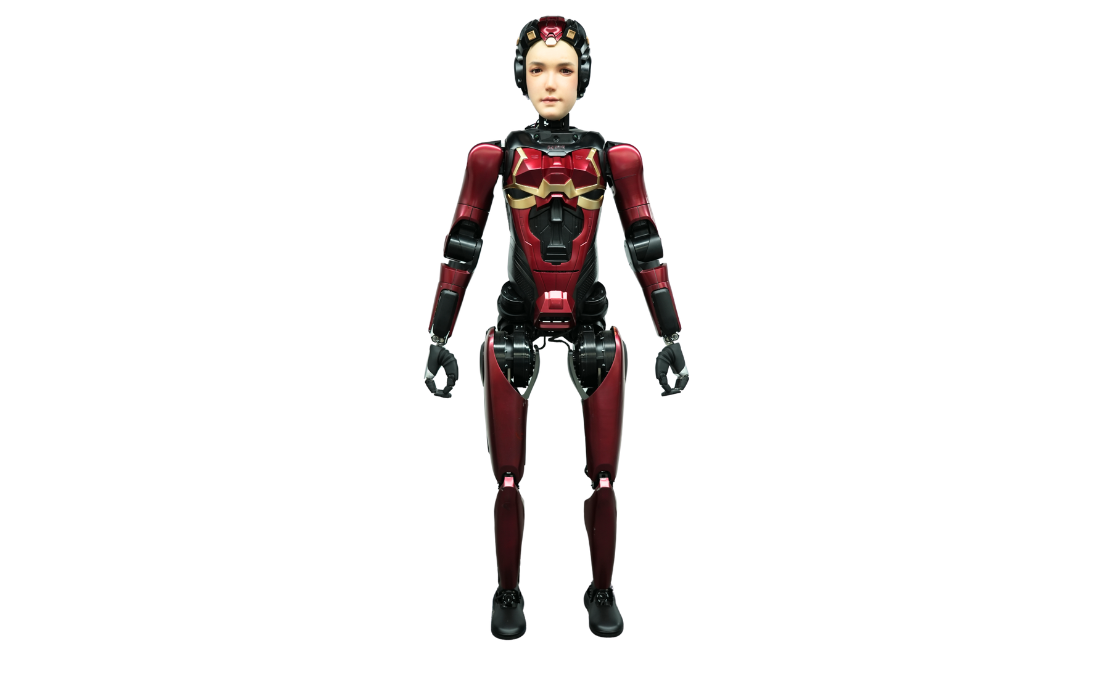 Digit Robotics Xialan S02 humanoid robot standing, front view, vendor render